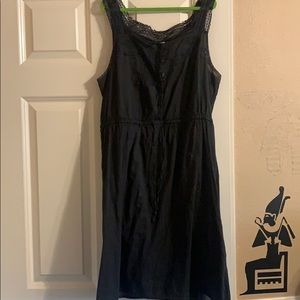 Black summer dress